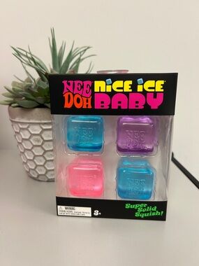Nice Ice Baby Squish Toy Set - Pink, Blue, Purple